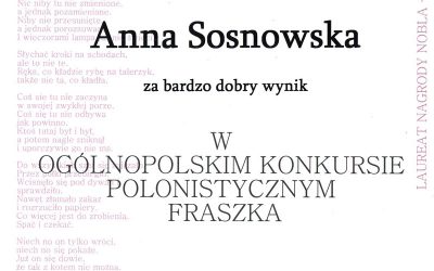 Ogólnopolski Konkurs Polonistyczny „Fraszka”