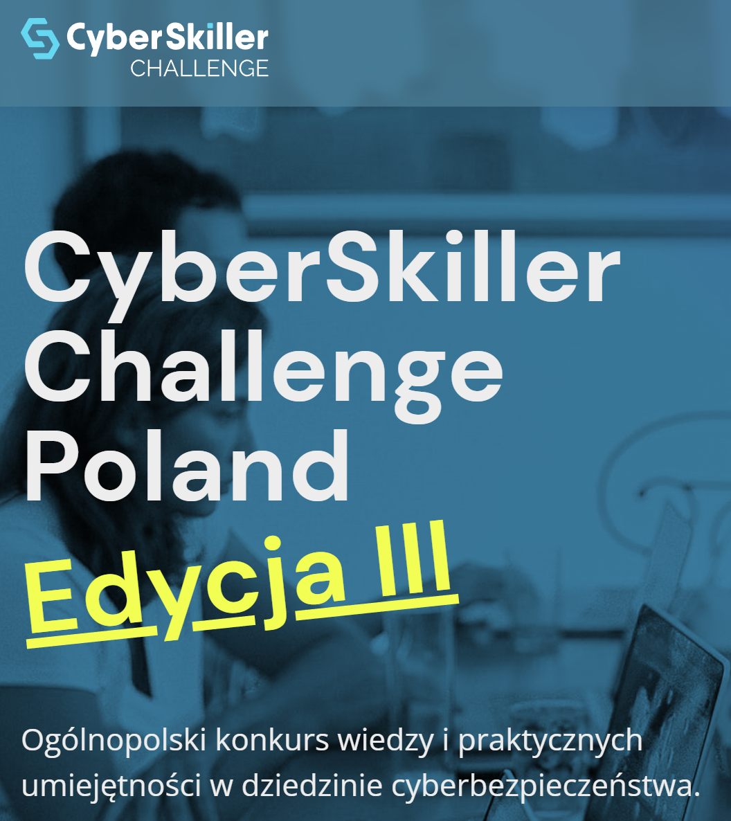 Konkurs Cyberskiller - plakat