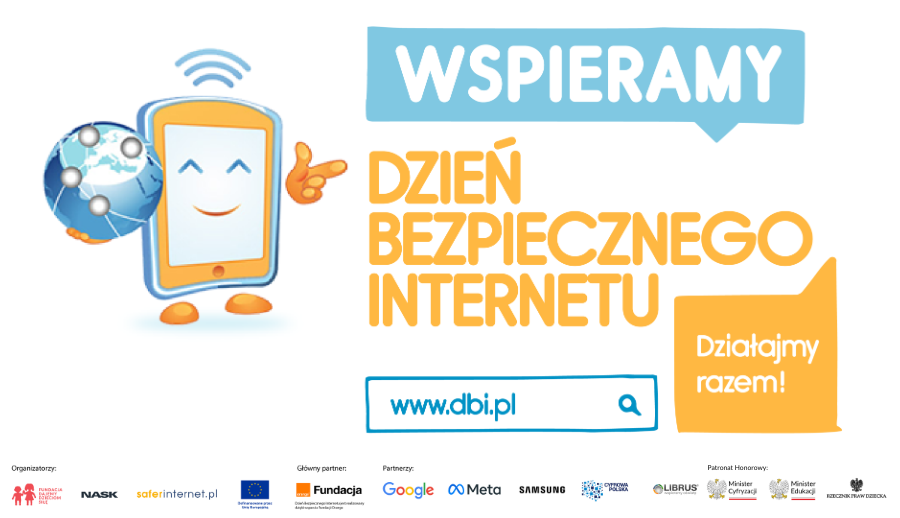 Wspieramy Dzień Bezpiecznego Internetu